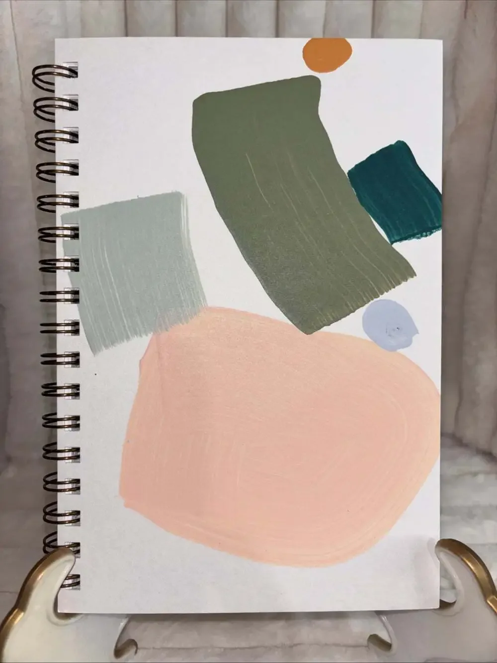 Moglea Hand Painted Notebook Artisan Stationery Boxed New One of a Kind - Picture 3 of 6
